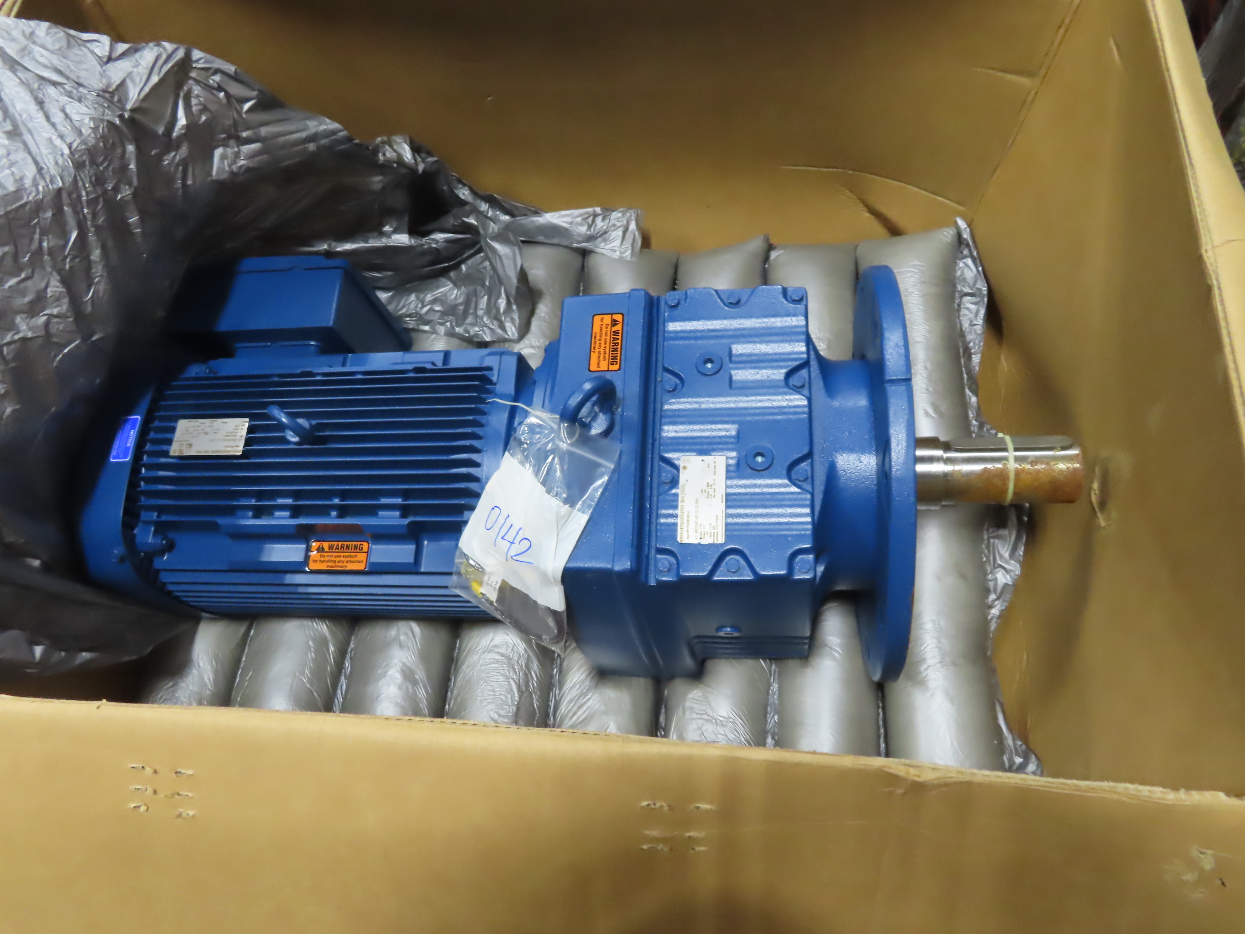 25 HP SEW Eurodrive Gear Reduced Drive Unused Surplus