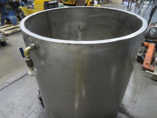 200 gallon stainless steel jacketed tank