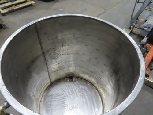 200 gallon stainless steel jacketed tank